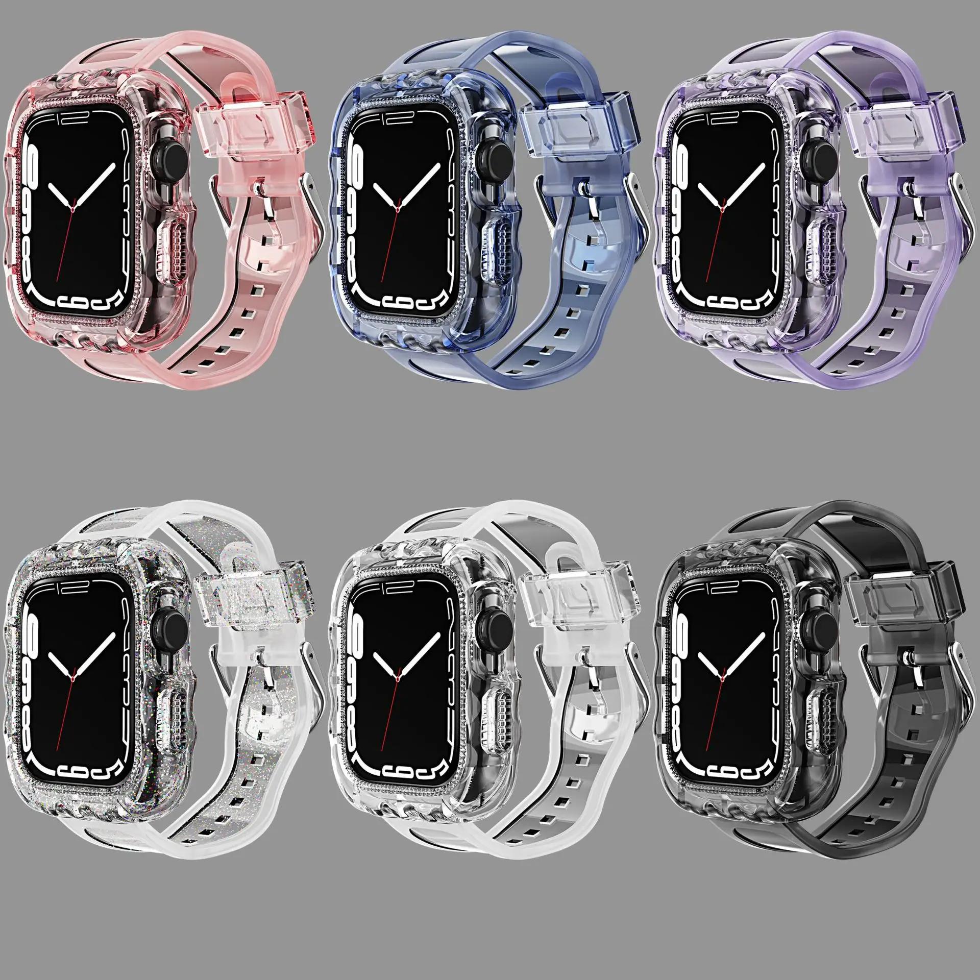  ̿ġ  TPU ð ,  ġ 7  ̽ + Ʈ,  ġ 8/7/ 6/5/4/SE Ʈ 41/45mm 40/44mm